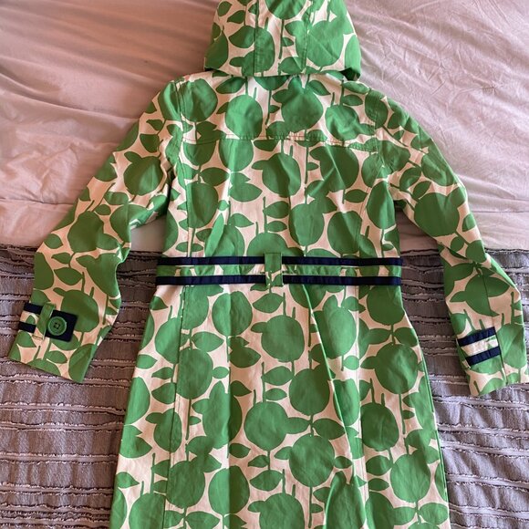 Boden Women's Abstract Pattern Hooded Raincoat - Picture 3 of 6